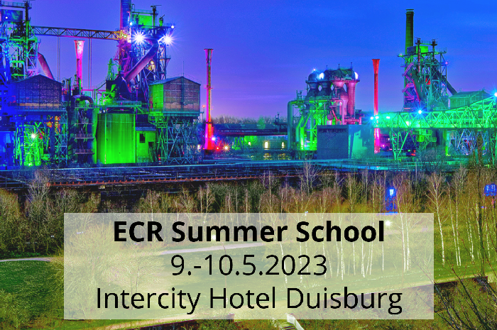 Bewerbungen für die ECR Summer School 2023 nun möglich